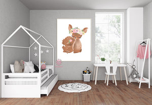 Deer nursery art hotsell