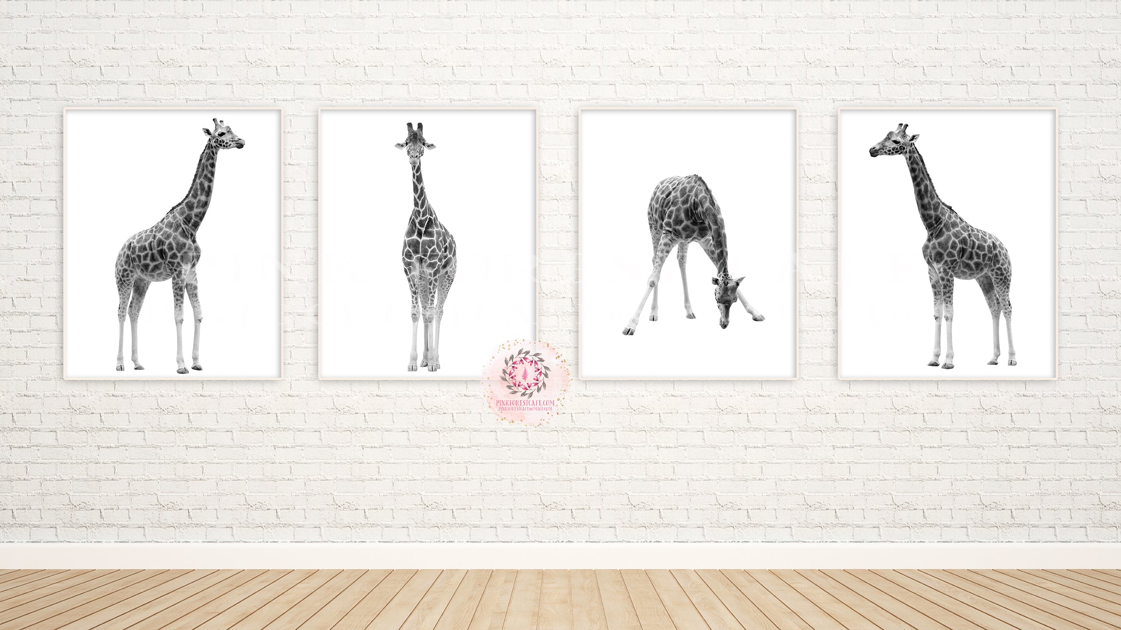 From The Nursery of Giraffe Stationary Set for Boys and Girls