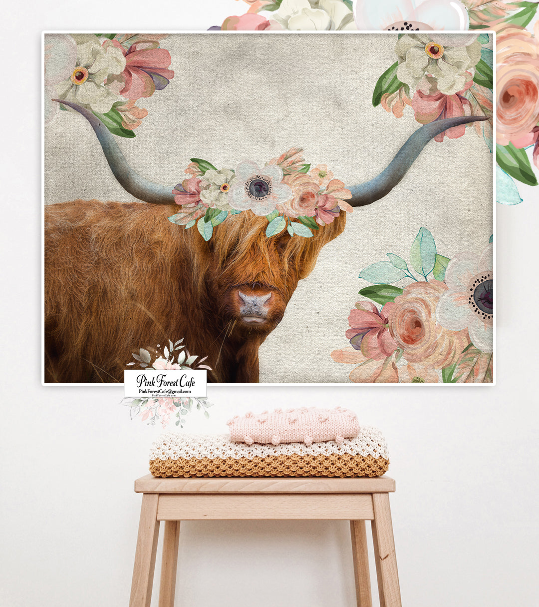 Greta - Cow Print Wallpaper– WALL BLUSH