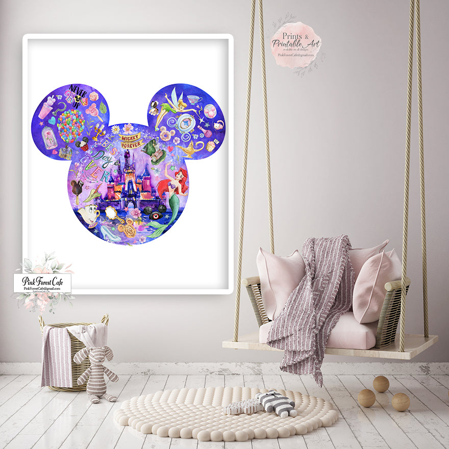 Disney Mickey and Minnie in Mexico  Art Prints  Thomas Kinkade Studios