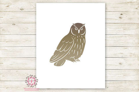 Owl Woodland Wall Art Print Baby Boy Nursery Rustic Silhouette Primitive Tribal Kids Room Printable Decor