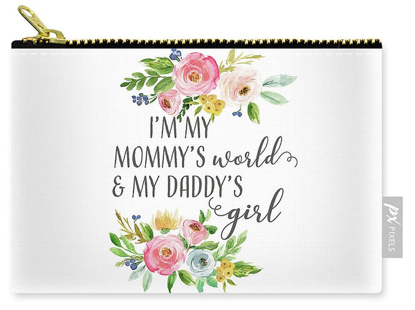 Boho Mommy's World Daddy's Girl - Carry-All Pouch