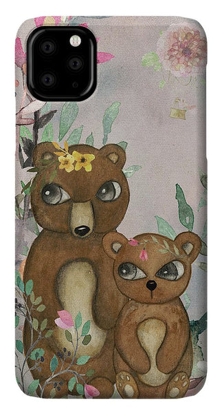 Ethereal Woodland Bear Pair - Phone Case