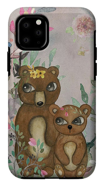 Ethereal Woodland Bear Pair - Phone Case