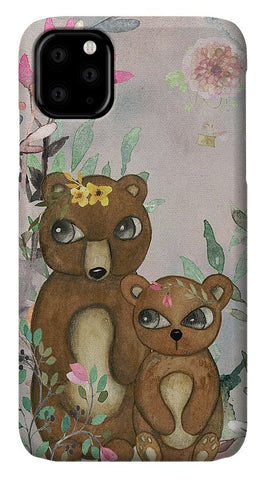 Ethereal Woodland Bear Pair - Phone Case