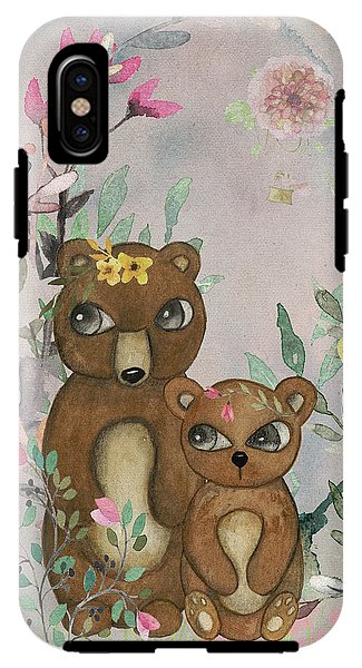 Ethereal Woodland Bear Pair - Phone Case