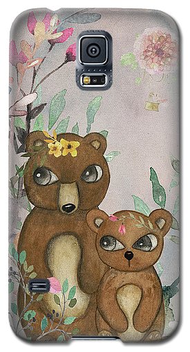 Ethereal Woodland Bear Pair - Phone Case