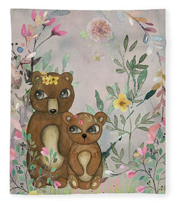 Ethereal Woodland Bear Pair - Blanket