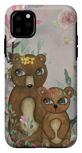 Ethereal Woodland Bear Pair - Phone Case