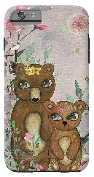 Ethereal Woodland Bear Pair - Phone Case