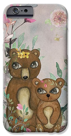 Ethereal Woodland Bear Pair - Phone Case