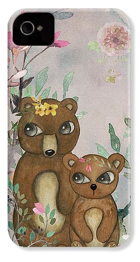 Ethereal Woodland Bear Pair - Phone Case