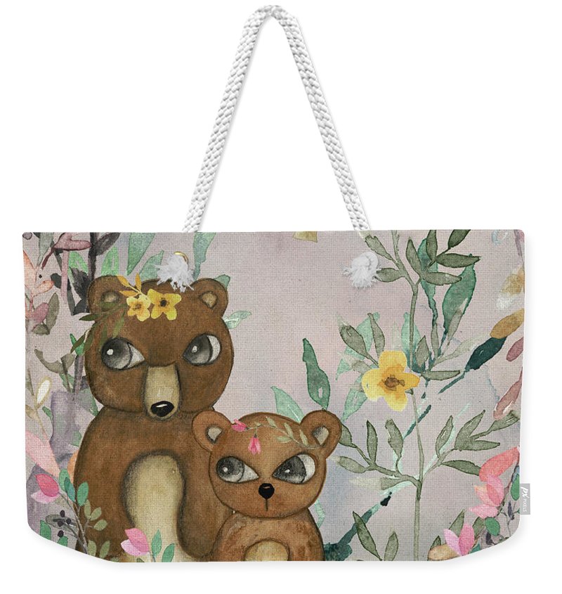 Ethereal Woodland Bear Pair - Weekender Tote Bag