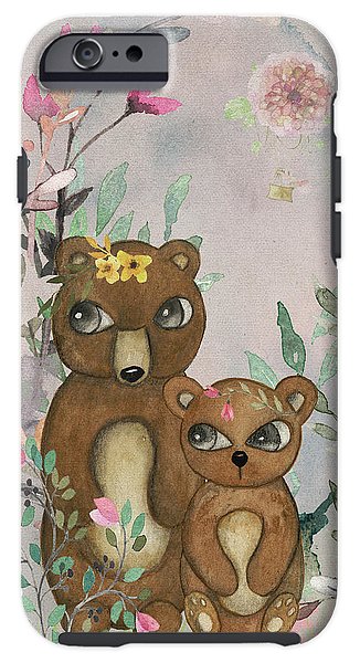 Ethereal Woodland Bear Pair - Phone Case