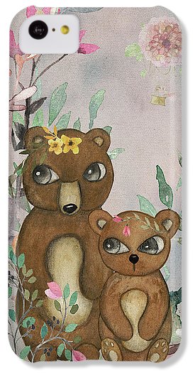 Ethereal Woodland Bear Pair - Phone Case