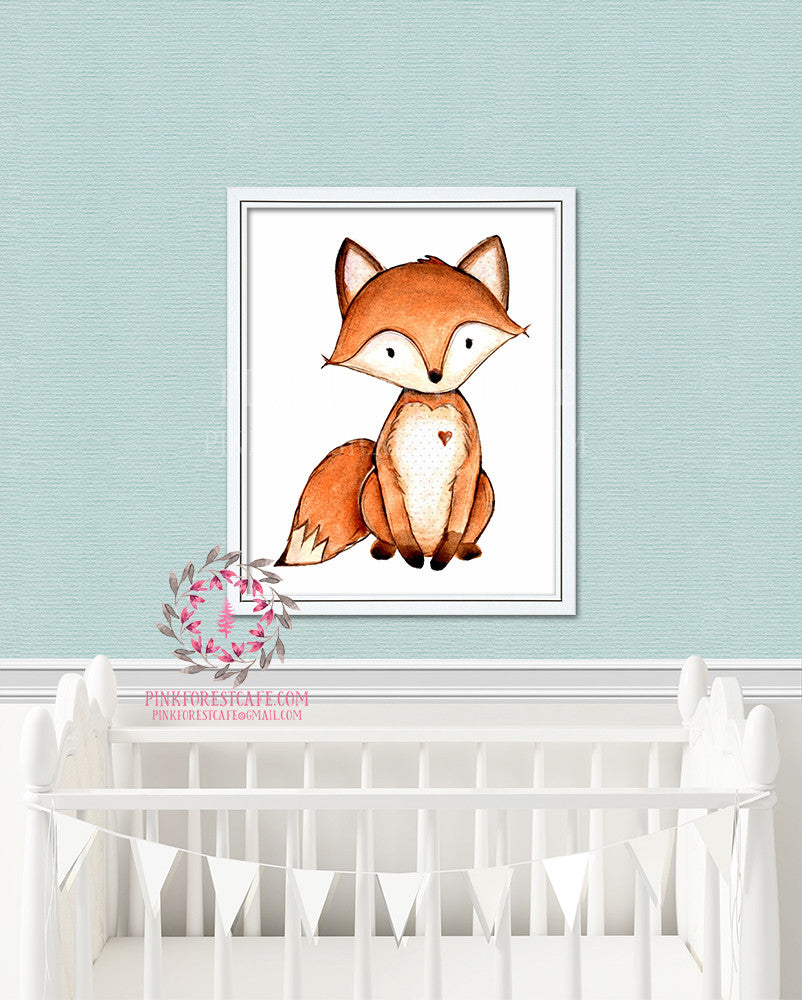 Fox themed baby nursery hotsell