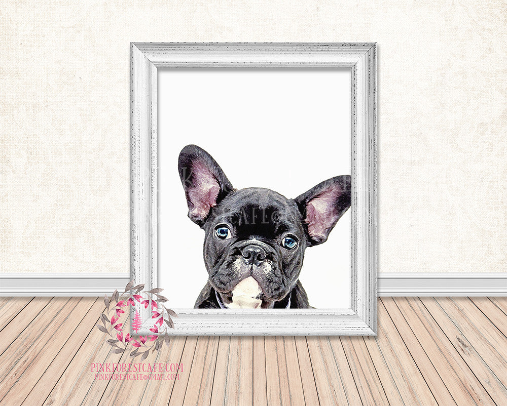 French Bulldog Printable Wall Art Nursery Home Decor Dog Print