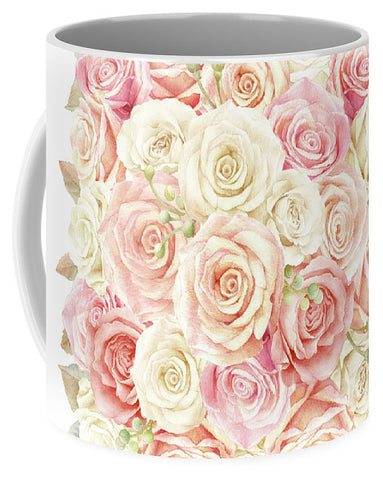 Shabby Chic Blush Boho Roses - Mug