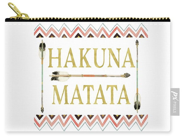 Tribal Arrow Gold Hakuna Matata - Carry-All Pouch