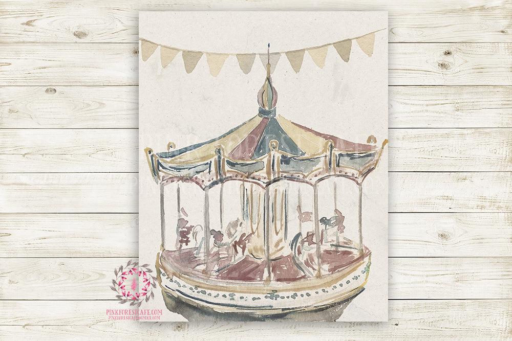 merry-go-round Royalty Free Vector Clip Art illustration  -vc021558-CoolCLIPS.com